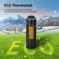thumbnail image 5 of paproos Space Heater for Indoor Use, Portable Heater with Remote, 1000W/1500W Fast Heating Electric Heater, 1-12h Timer, 90° Quiet Oscillating Small Heater for Office Home, 5 of 8