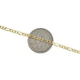 thumbnail image 5 of Genuine 14K Yellow Gold 2.85mm Solid Plain Figaro Link Chain Necklace 16 Inch, 5 of 7