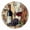 A022, variant on 10 Inch Wall Clock Battery Operated Square Clock for Office, Kitchen, Outdoor, Living Room, Wine And Grape Still - Life