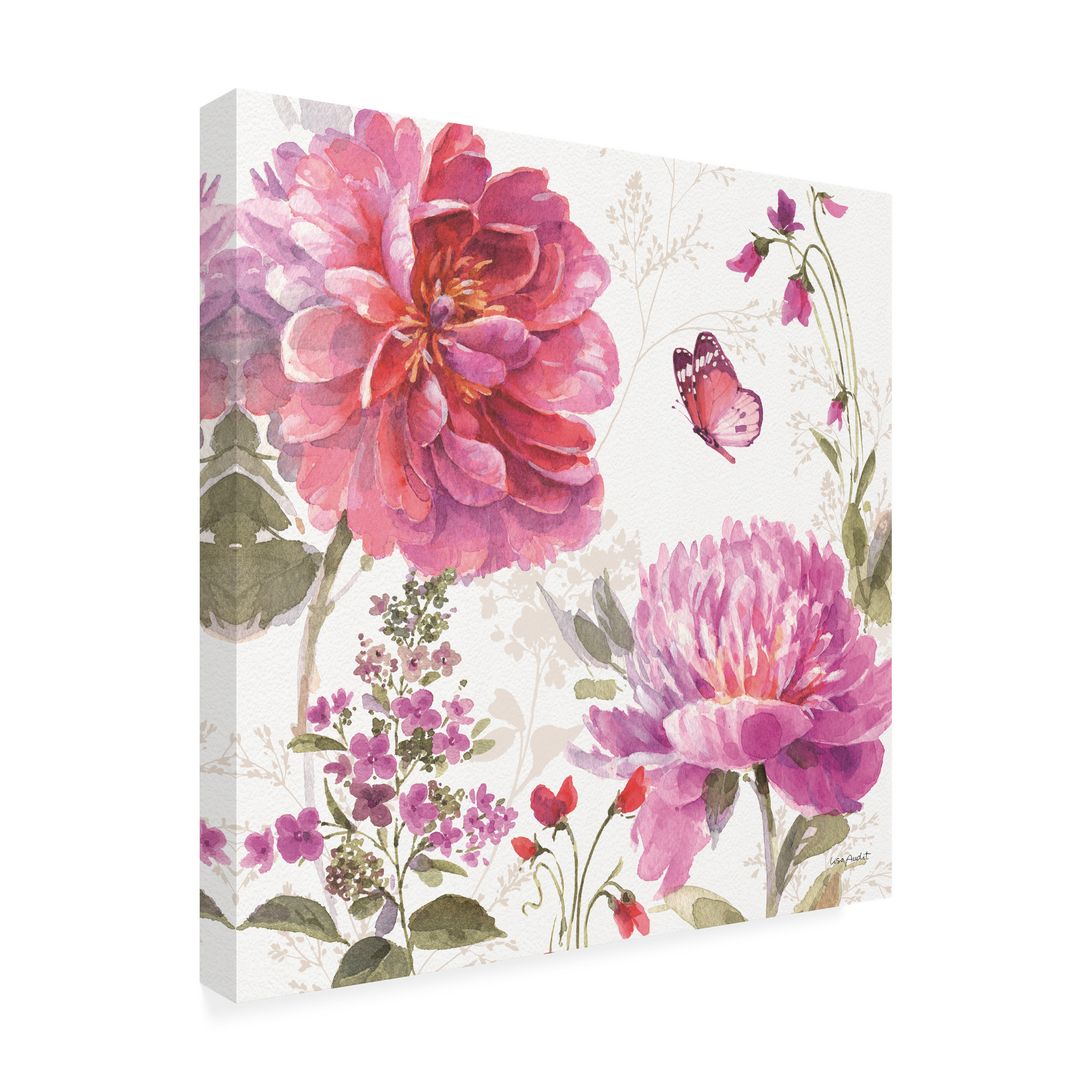Lisa Audit 'Obviously Pink 19' Canvas Art