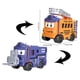 thumbnail image 4 of Camión de bomberos con escalera y montacargas, carro de metal con ruedas, deformación reversible, juguete de ingeniería de doble cara, diseño de retroceso, plegable, portátil, estructura de, 4 of 7