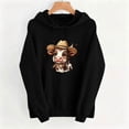 thumbnail image 5 of Aimik Womens Funny Cow Graphic Hoodies Sweatshirts Long Sleeve Pullover Tops with Drawstring Pockets Fall Loose Comfy Hoodied Tops, 5 of 6