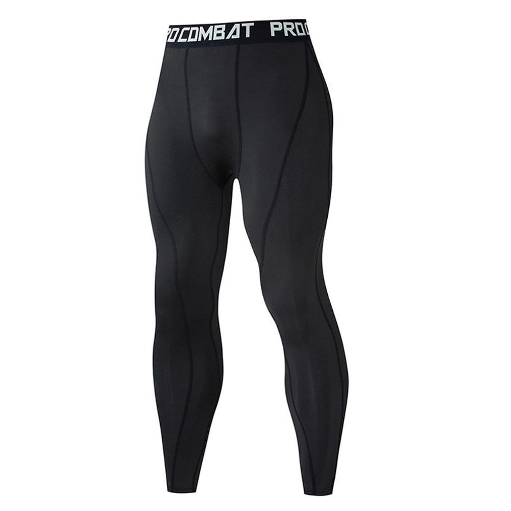 POP CLOSETS Man's Compression Base Layer Workout Leggings Gym Sports Running Training Pants