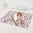 thumbnail image 2 of Colorful Cartoon Dinosaurs Pattern Blanket,Comfortable Soft Lamb Wool Throw Blanket,All Season,Warm Lightweight Blankets for Sofa Bed Couch Living Room Chair,30"x40", 2 of 4