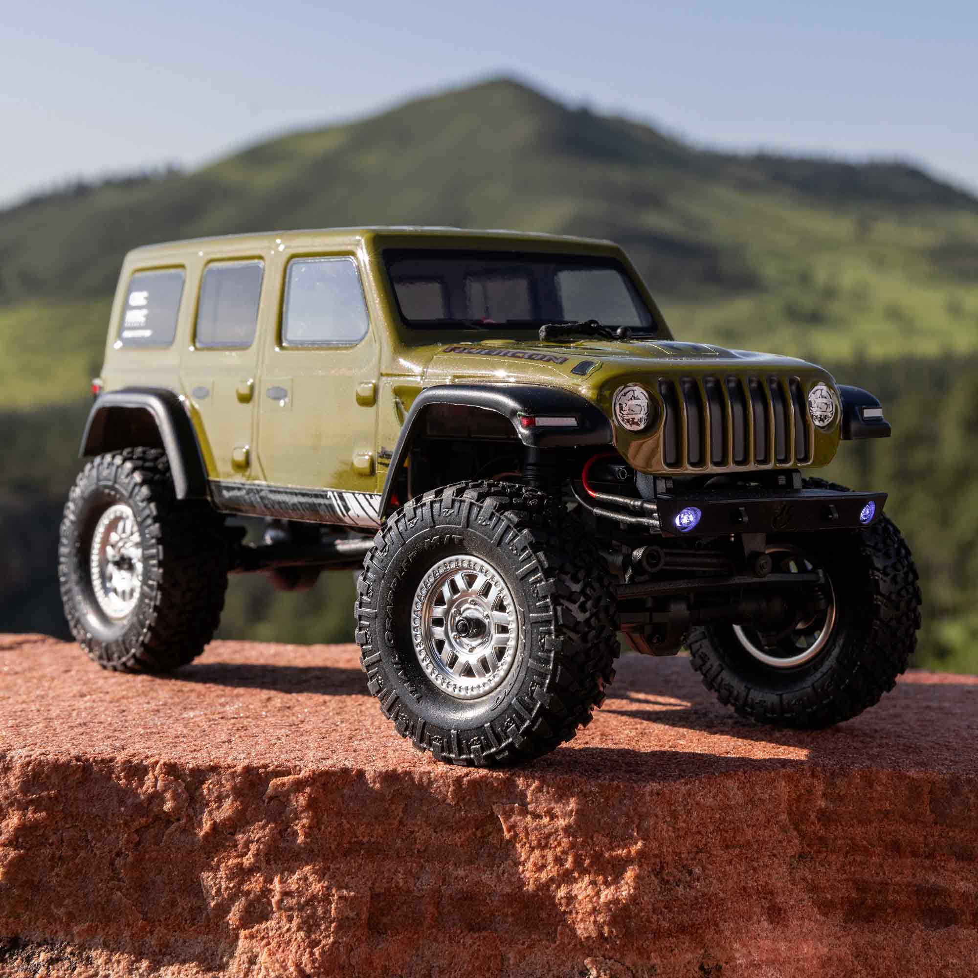Axial SCX24 2019 Jeep Wrangler JLU CRC Green 1/24 4 Wheel Drive RTR AXI00002V3T4