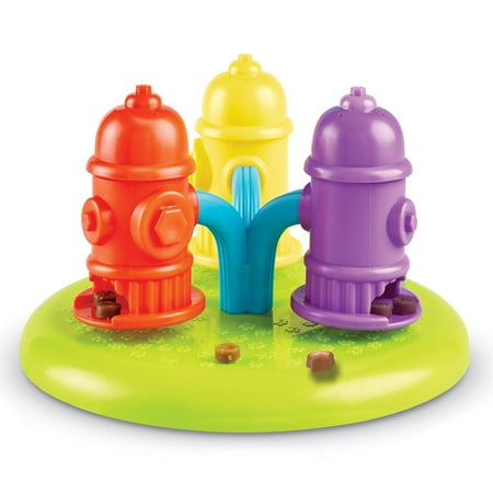 UPC: 0765023093674 | Brightkins Spinning Hydrants Dog Toy Treat Puzzle for Interactive Enrichment Training & Puppy Birthdays
