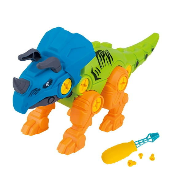 BESTSKY Build A Fort Hand 2 Mind 4 Pack Plus Size Take Apart Dinosaur Toys For Boys And Girls Educational Assembling Building Block Toy Set Variety Preschool Classroom Tinker Wooden Classic