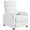 White, variant on RTYJGD Recliner Chair Faux Leather Recliner Sofa Adjustable Modern Seat Club Chair Home Theater Seating Brown