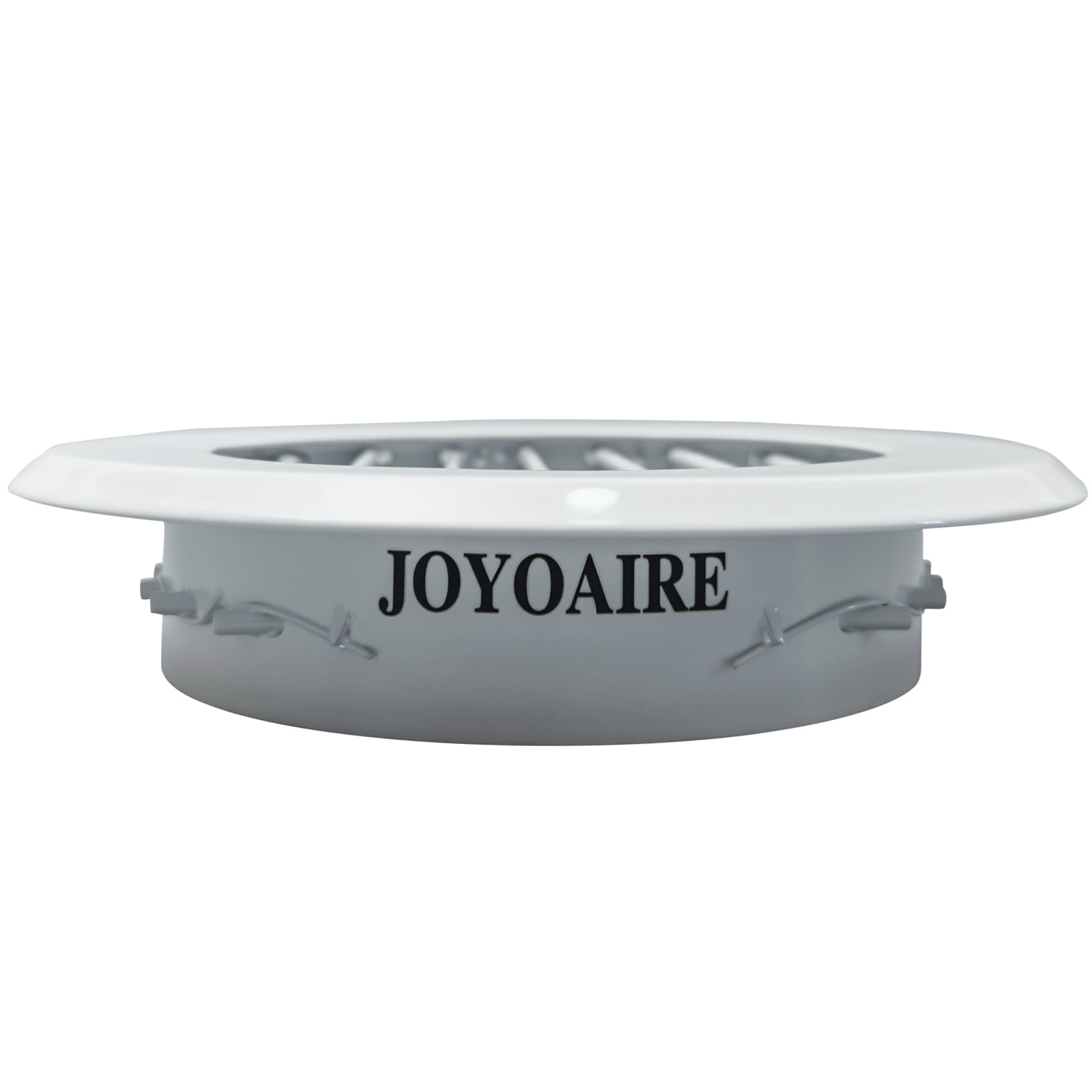 10 Inch [Neck Size] Round Ceiling Diffuser Double Deflection Adjustable HVAC Register for Homes Offices Duct Ventilation Aluminium White Air Outlet Eave Roofing Soffit Exhaust Gable Vent
