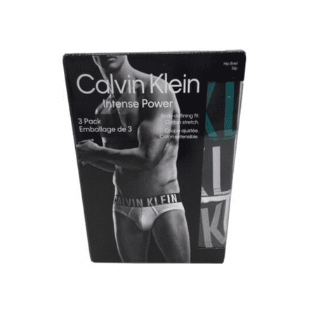 

Calvin Klein Intense Power Men Cotton Stretch Hip Brief 3-Pack Multicolor Sm