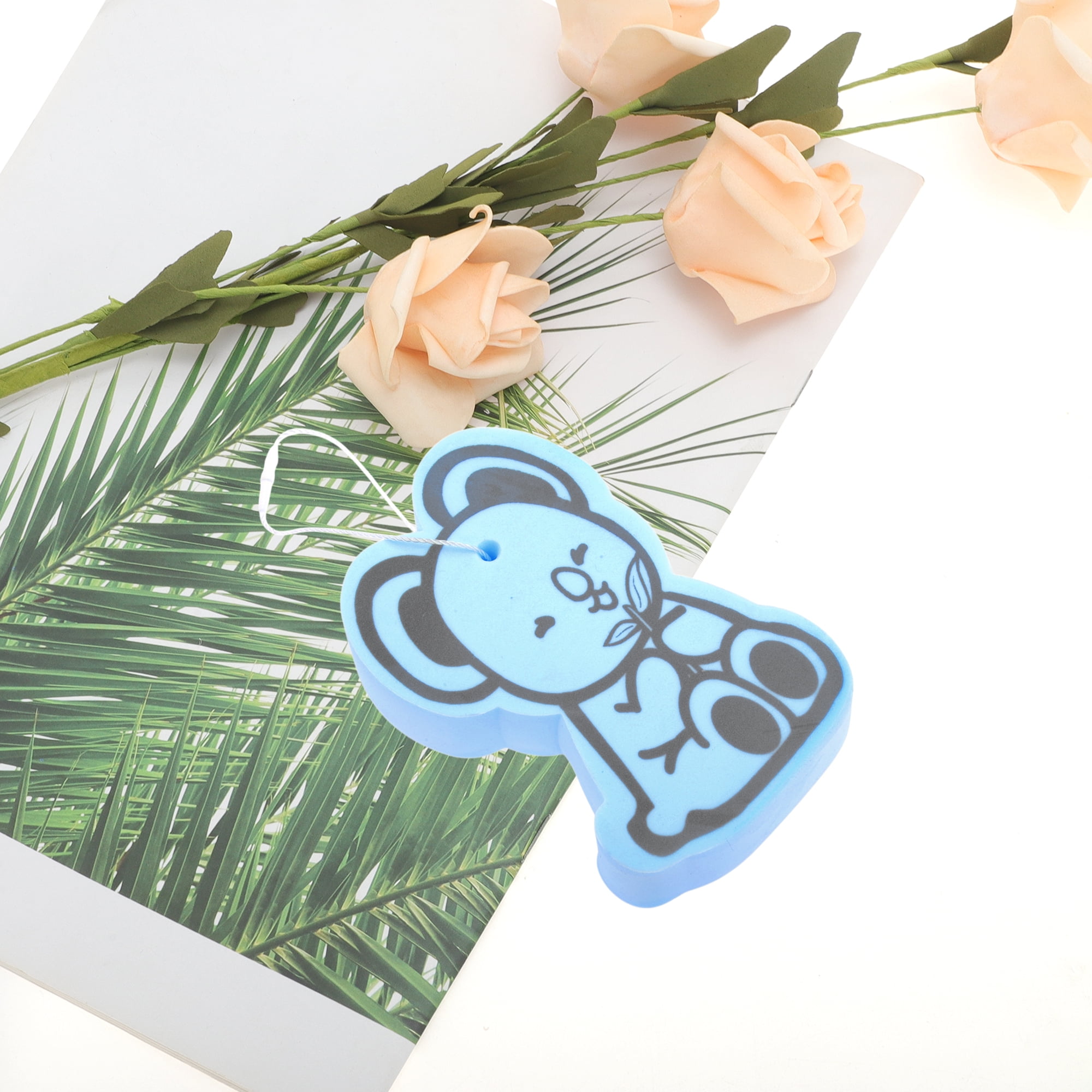 Unique Bargains Cartoon Bath Brush Body Scrubber 4.53"x2.76"x1.1" Blue