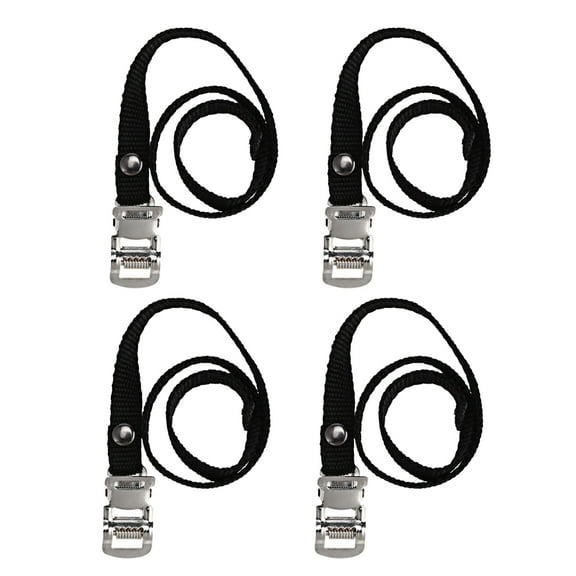 Shuliwen Adjustable Pedal Straps for Stationary Bikes (4-Pack)