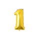 thumbnail image 1 of Ounissouiy 16 pulgadas Tamaño grande Oro Plata Rosa Oro Número Globo Cumpleaños Decoraciones para fiestas de bodas Globos de aluminio Niño Niño Juguete Kits de decoración para fiestas Oro uno Ounissouiy HA002665-01, 1 of 1
