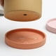 thumbnail image 5 of Ceramic round flower pot water tray decoration Morandi pigment burning base thickened cushion water storage tray, 5 of 5