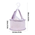 thumbnail image 3 of Purple Beauty Drying Mesh Makeup Brush Drying Mesh Pocket Beauty Tools Powder Puff Sponge Wash Brush Mini Drying Racks, 3 of 6