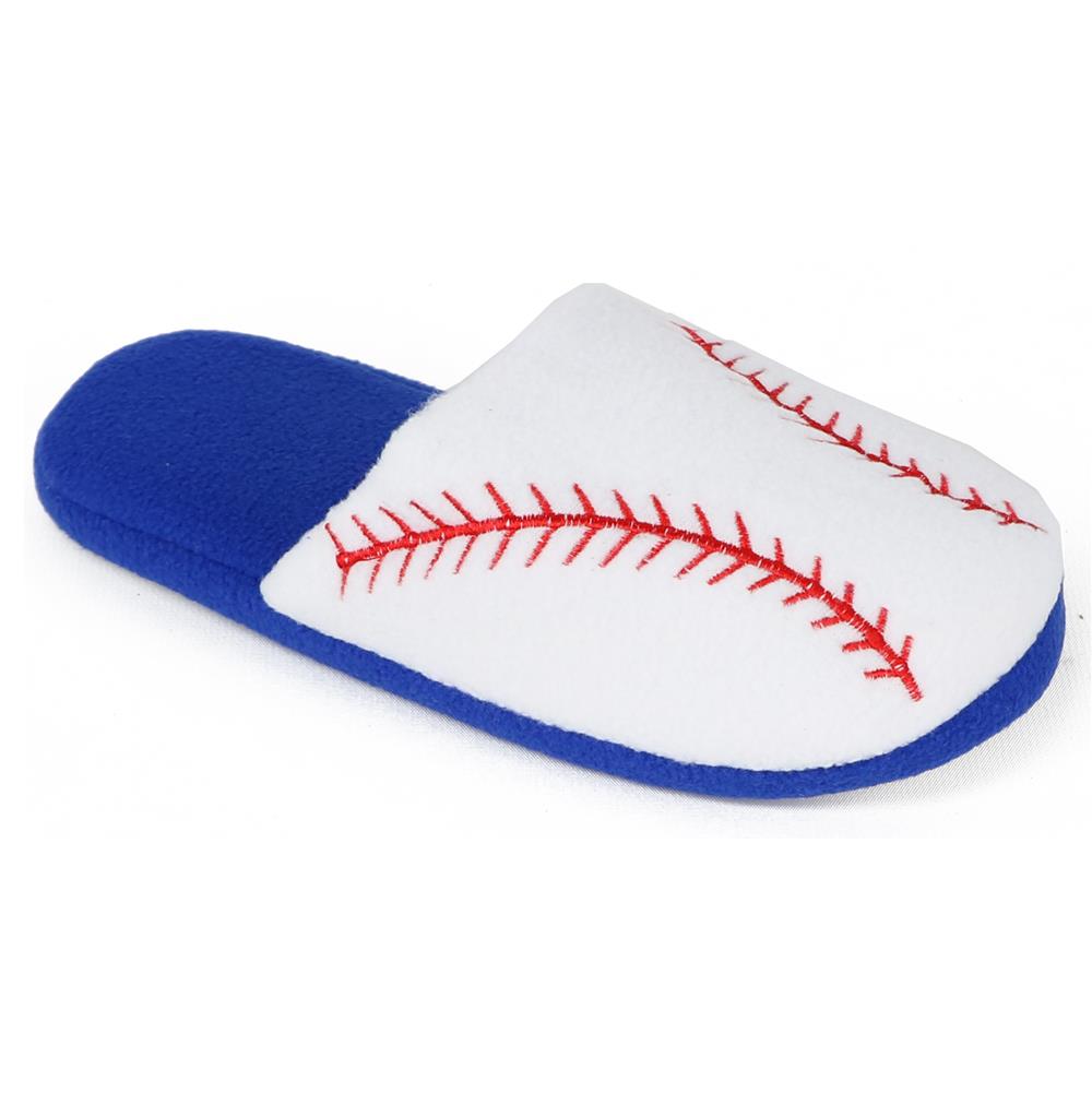 Zac & Evan Boys 11-5 Sports Fleece Slipper Navy Baseball 13/1 NEW ...