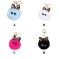 thumbnail image 4 of Guardurnaity Bola llavero lindo pequeño llavero multiusos colgante hebilla bolsa decoraciones colección cumpleaños regalos de navidad Accesorios de disfraces Blanco Guardurnaity AP014346-02, 4 of 6