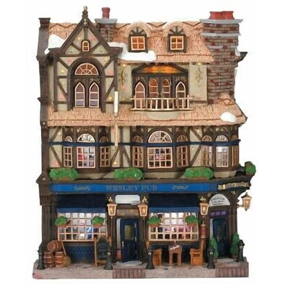 Lemax 2013 Wesley Pub Façade #45099 NIB