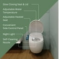 thumbnail image 5 of INUS N31 19.10 x 20.9 Smart Electric Bidet Toilet Seat White with Self Cleaning Nozzle, Touch Panel, 5 of 6