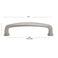 thumbnail image 4 of GlideRite 3-3/4 in. Center-Center Transitional Cabinet Pull, Graphite Gray - 81092-GPH, 1 Pack, 4 of 4