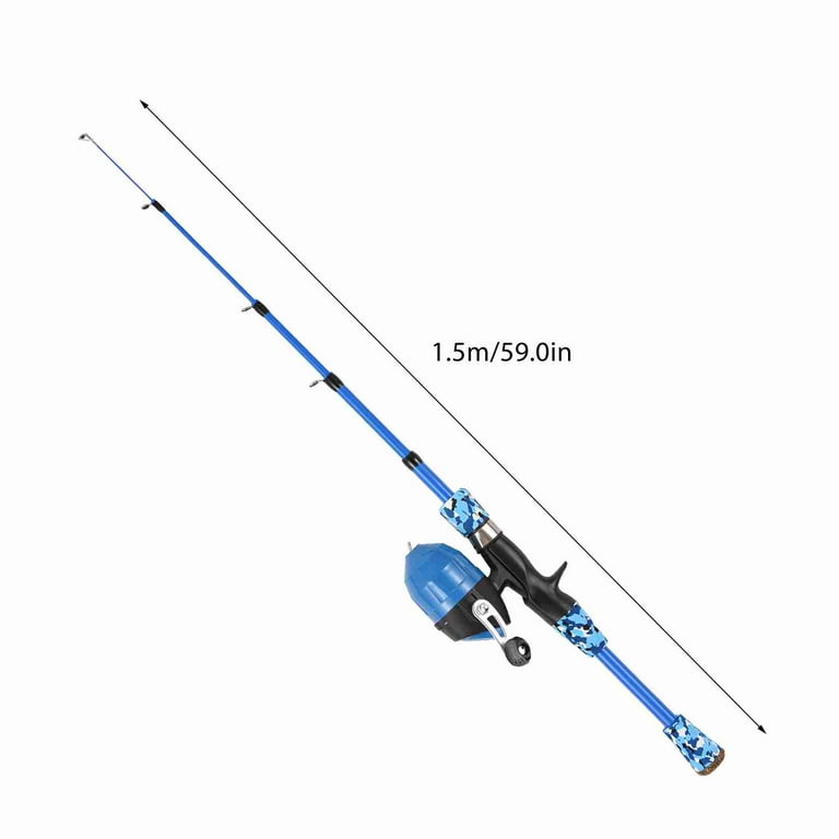 Reel Kids Fishing Pole Telescopic Fishing Rod And Reel Combo Kit