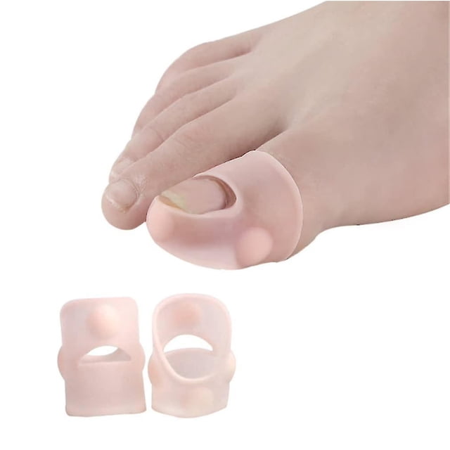 CHAO Fundas correctoras para uñas encarnadas, 4 pares de herramientas de corrección de silicona elástica