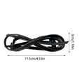 thumbnail image 6 of HEVIRGO Women Hair Clip Faux Leather Twist Bowknot Decor Hair Pin Back Head Hair Barrette Headwear Hair Accessories, 6 of 8