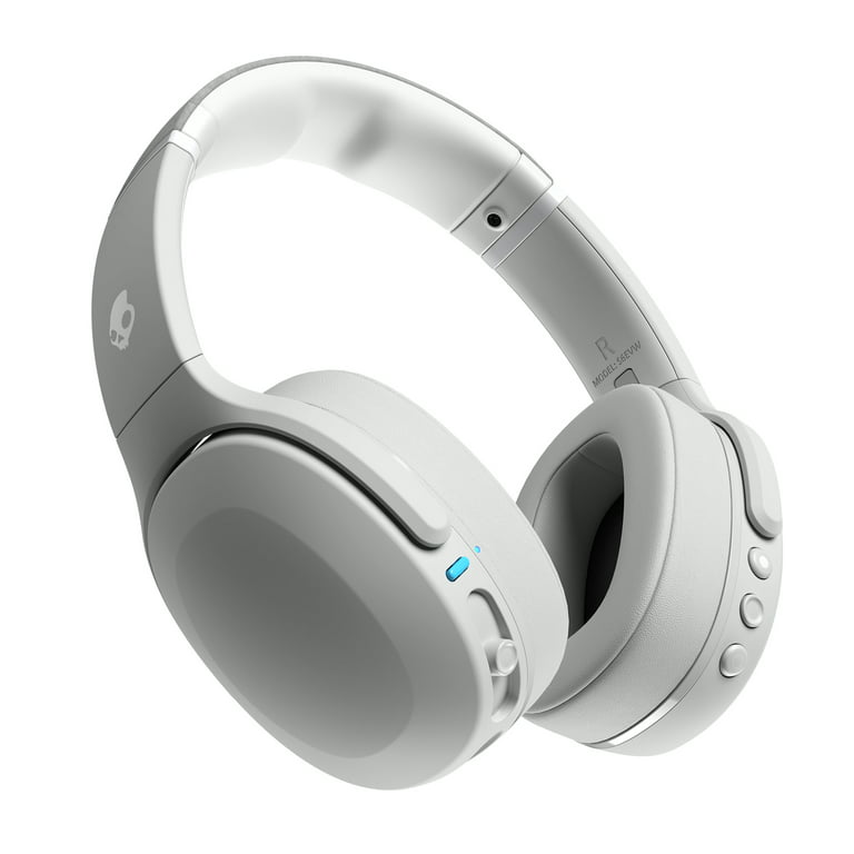 Skullcandy Crusher Evo - Headphones with mic - full size - Bluetooth -  wireless - blue, light gray