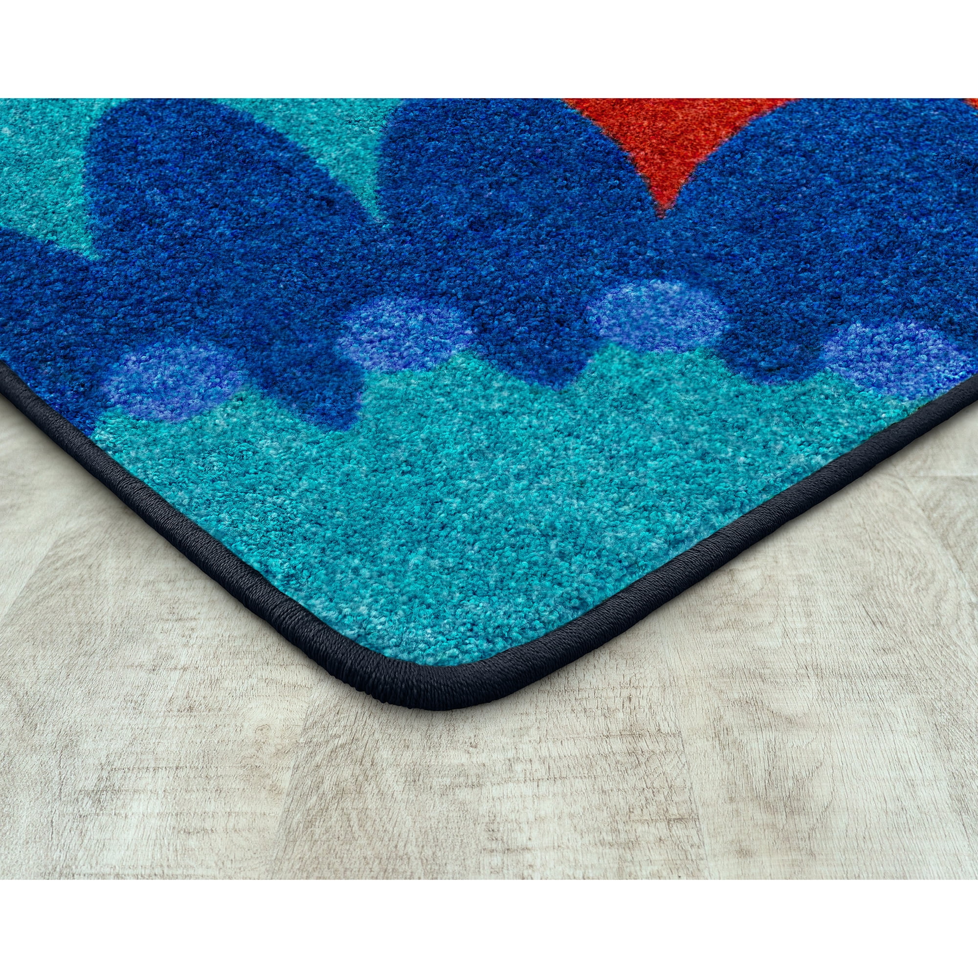 Joy Carpets Curious World 10'9" x 13'2" Indoor Area Rug in Color Multi