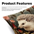 thumbnail image 2 of Hedgehog Sumptuous Velvet Throw Pillow Covers Set of 2, Decorative Bed Pillow Cases with Unique Patterns for Home Decor, Sizes 16x16, 18x18, 20x20 Inches, 2 of 6