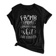 thumbnail image 1 of T-Shirt à Manches Courtes à Col Rond pour Femme, 1 of 6
