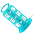 thumbnail image 4 of Regleta de enchufes multifunción tipo torre, protección contra sobrecargas, portátil, con puerto USB, 220 V, 10 A, 4 of 14