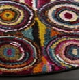 thumbnail image 3 of Safavieh  Aruba Peggy Boho Abstract Rug 6'7" x  6'7" 6' Round,8' Round Indoor Living Room Round, 3 of 6