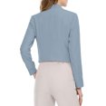 thumbnail image 3 of Allegra K Women's Office Business Cropped Blazer, 3 of 7