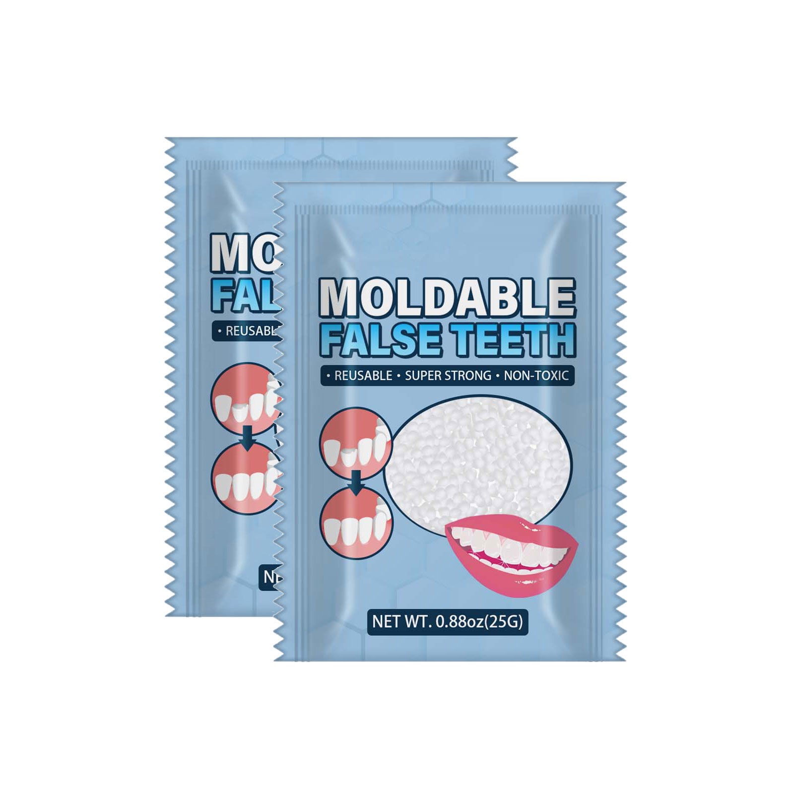 zttd teeth glue makeup dentures modified temporary filling teeth