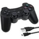 thumbnail image 1 of Controlador inalámbrico para PS3 Controlador de juegos Bluetooth Joystick Gamepad Playstation 3 Vibración dual Controlador USB de 6 ejes Joypad inalámbrico oso de fresa  Juguete, 1 of 6