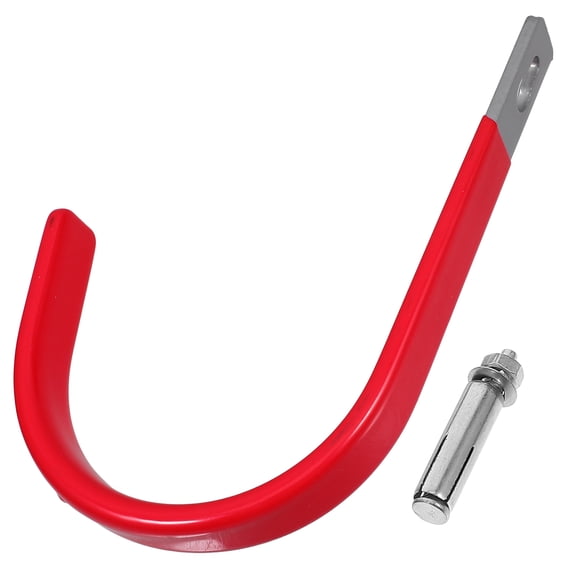 HINTRMENT 1Set Heavy Duty Wall Mounted Garage Hooks Red Metal Hook for Hanging Tools