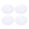 thumbnail image 1 of Round Salad Plates, Melamine White Dinner Plates Set 9 Inch  for Party, 1 of 7