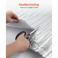 thumbnail image 5 of VEVOR Double Reflective Insulation Sheet, 16PCS Double-Sided Aluminum Foil Radiant Barrier, 6mm 24 in x 4 ft, Dual-Layer Air Bubble Heat Reflective Shield, 5 of 9