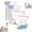 2PCS(M+L), variant on Press & Seal Reusable Space Saver Bags, Large Cube Vacuum Seal Bags, No-Pump Large Vacuum Storage Compression Bags for Clothing Storage