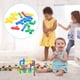 thumbnail image 4 of 1 juego de bloques de construcción de agua de plástico, juguete educativo para niños, piezas y bloques insertables, colores surtidos, 4 of 7