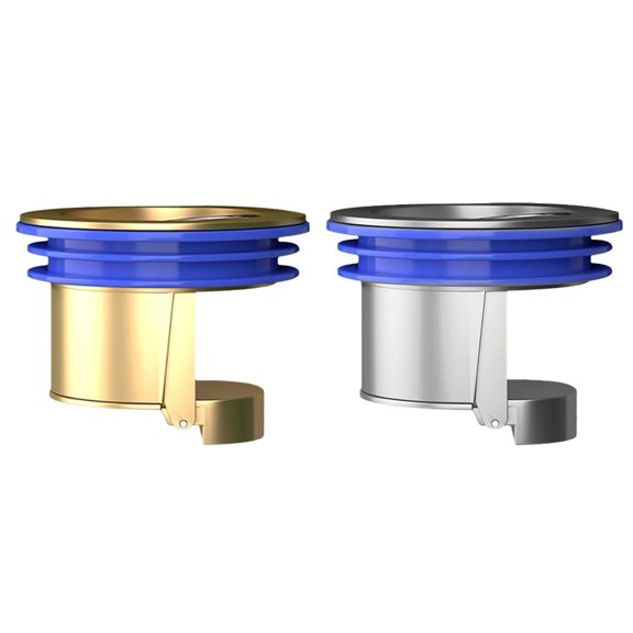 2 Pcs Odor Proof Floor Drain, Shower Floor Drain Backflow Preventer, Insert Drain Plug, Plug Gas Sealer for Kitchen Bathroom
