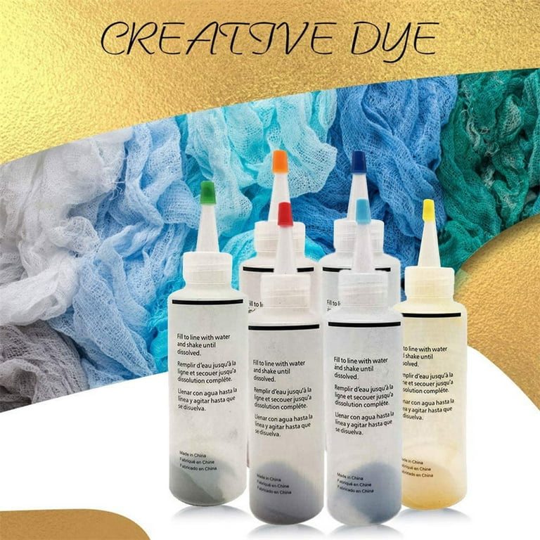 Tie-Dye Kits 3 Color Fabric Textile Paints Colorful Tie Dying Sets  Muti-Color Dyes Permanent Paint for DIY Arts Clothes Fabric (3 Colors)
