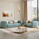 thumbnail image 5 of Modern Minimalist American Pull Buckle Luxury French Cream Style Living Room Sofa My Lux Decor Round, 5 of 5