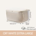 thumbnail image 2 of ZToonmas Blanket Storage Bags, Large Size Quilt Storage Bag With 2-Way Zipper, 12" x 16" x 21", Storage Bins for Linen & Clothing, 2 of 6