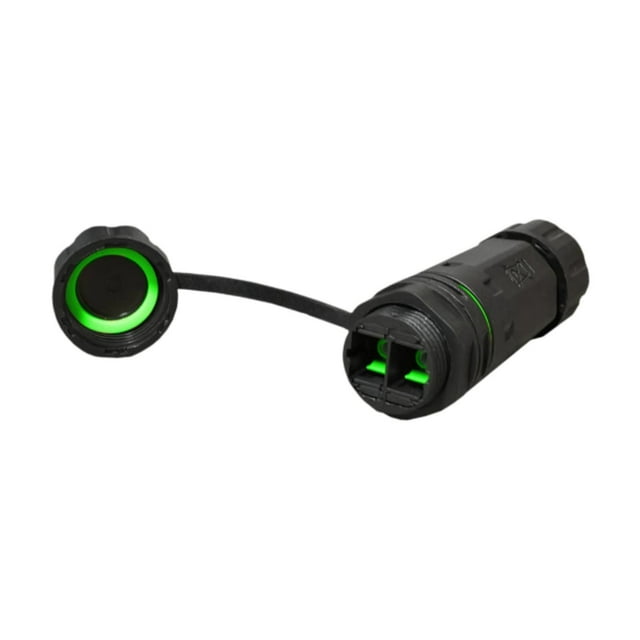 Acoplador de cable de conector impermeable de fibra óptica para cámara de seguridad al aire libre SC a SC