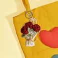 thumbnail image 6 of HomeDM Crochet Flower Bouquet Keychain, Gift for Lover Cute Bag Charm for Mother's Day Anniversary Valentine's Backpack Ornament, 6 of 6