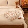 thumbnail image 4 of Sm:)e Maple Leaves Pumpkin Fall Blanket, 50x60 Inch, Soft Flannel Fleece Blankets for Sofa Home Decor, 4 of 7