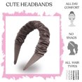 thumbnail image 4 of Diadema de turbante para niñas, banda de accesorios para el cabello, diadema sólida para mujeres y niñas, 4 of 5