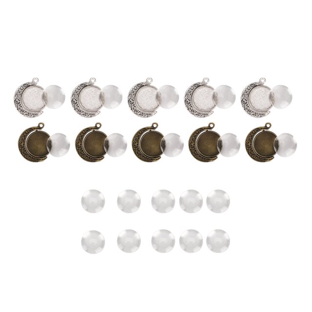 Bandeja para colgantes Nikou Base colgante de joyería rotación de luna de doble cara